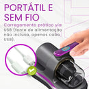 Aspirador Anti-Ácaros UV Sem Fio ProClean™ - Limpeza Profunda e Proteção Total