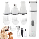 Máquina de Tosa 4 em 1 Profissional para Pets – Silenciosa, Bivolt e Recarregável