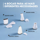 Máquina de Tosa 4 em 1 Profissional para Pets – Silenciosa, Bivolt e Recarregável